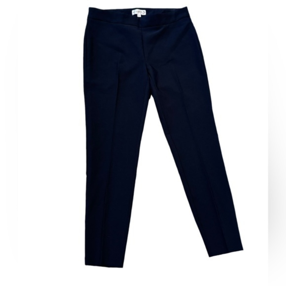 Nanette Lepore women’s navy blue pull on skinny dress pants size 4